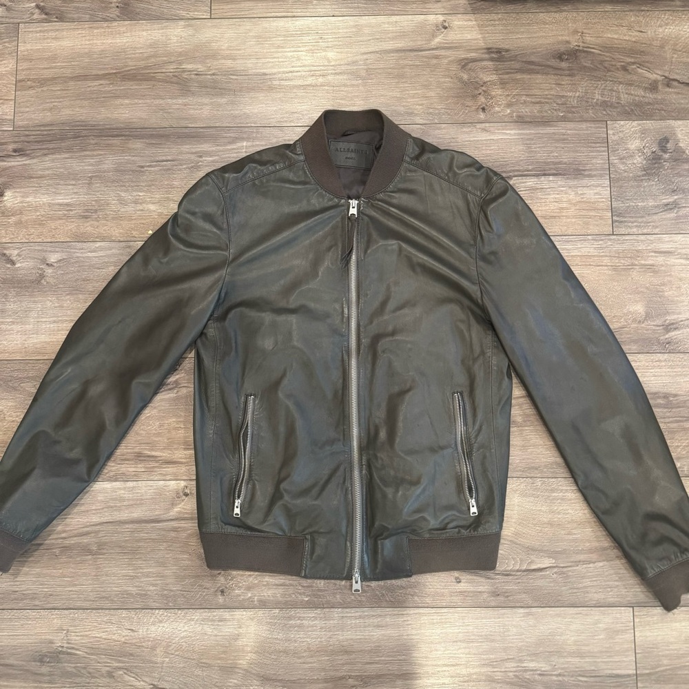 Allsaints 100% leather jacket